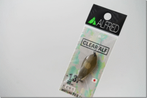 アルフレッド：樹脂製透過素材を使用したトラウトエリア用スプーン『クリアアルフ』に1.3gモデルが追加されます