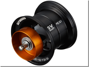 SLP WORKS：ダイワ製ベイトリール用、ジュラルミン製PEライン専用スプール『RCSB CT SV PE 700 スプール G1/ブラック』が発売されます
