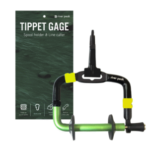 river peak：複数のスプールをまとめて携行できるカッター付きティペットホルダー『ティペットゲージ』が発売されます