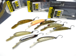 HMKL：トラウトエリア用ミノー『ZAGGER 38 F1』『HMKL Shad 55 SS AREA ver.』が発売されます
