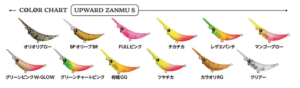 ムカイフィッシング：トラウトエリア用ルアー『UPWARD ZANMU S』が発売されます