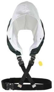 ダイワ：フーディー付き小型手動式ライフジャケット『DF-2520FD ショートライフジャケット（ネックタイプ手動膨脹式）』が発売されます