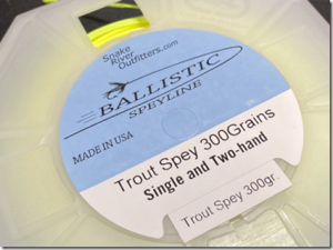 リフト：スペイキャスティング用フライライン『BALLISTIC Trout Speyライン』が発売されます