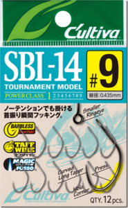 オーナー：バーブレスシングルフック『SBL-14 シングル14バーブレス』が発売されます