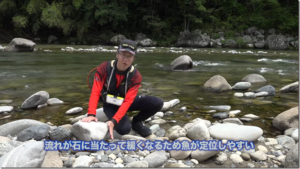 ビデオメッセージ：YouTube ビデオメッセージ 釣りTV チャンネルに『千島克也 本流瀬釣り尺アマゴ ウケの前を釣る』が公開されました