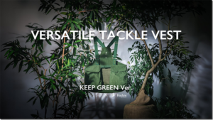 Foxfire：SOLSOと共同開発したフィッシングベスト『SOLSO × Foxfire VERSATILE TACKLE VEST, KEEP GREEN Ver.』が発売されます