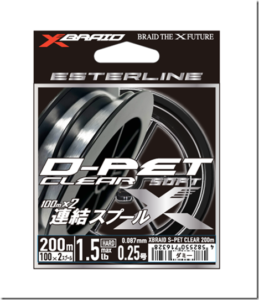 YGK：エステルライン『D-PET CLEAR』『S-PET CLEAR』が発売されます
